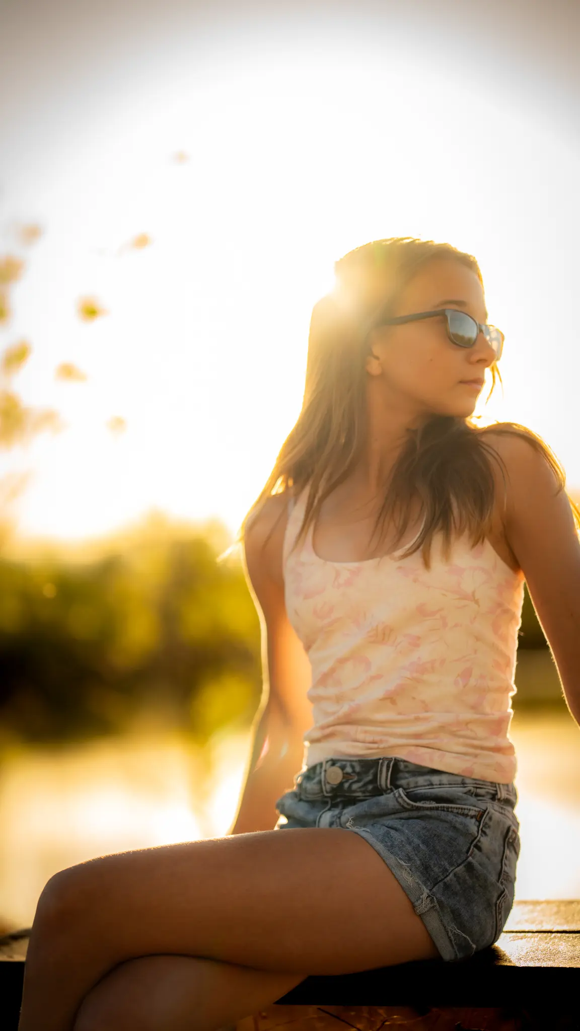 Intimate close-up lifestyle frame of Lily Anna Zachman.
