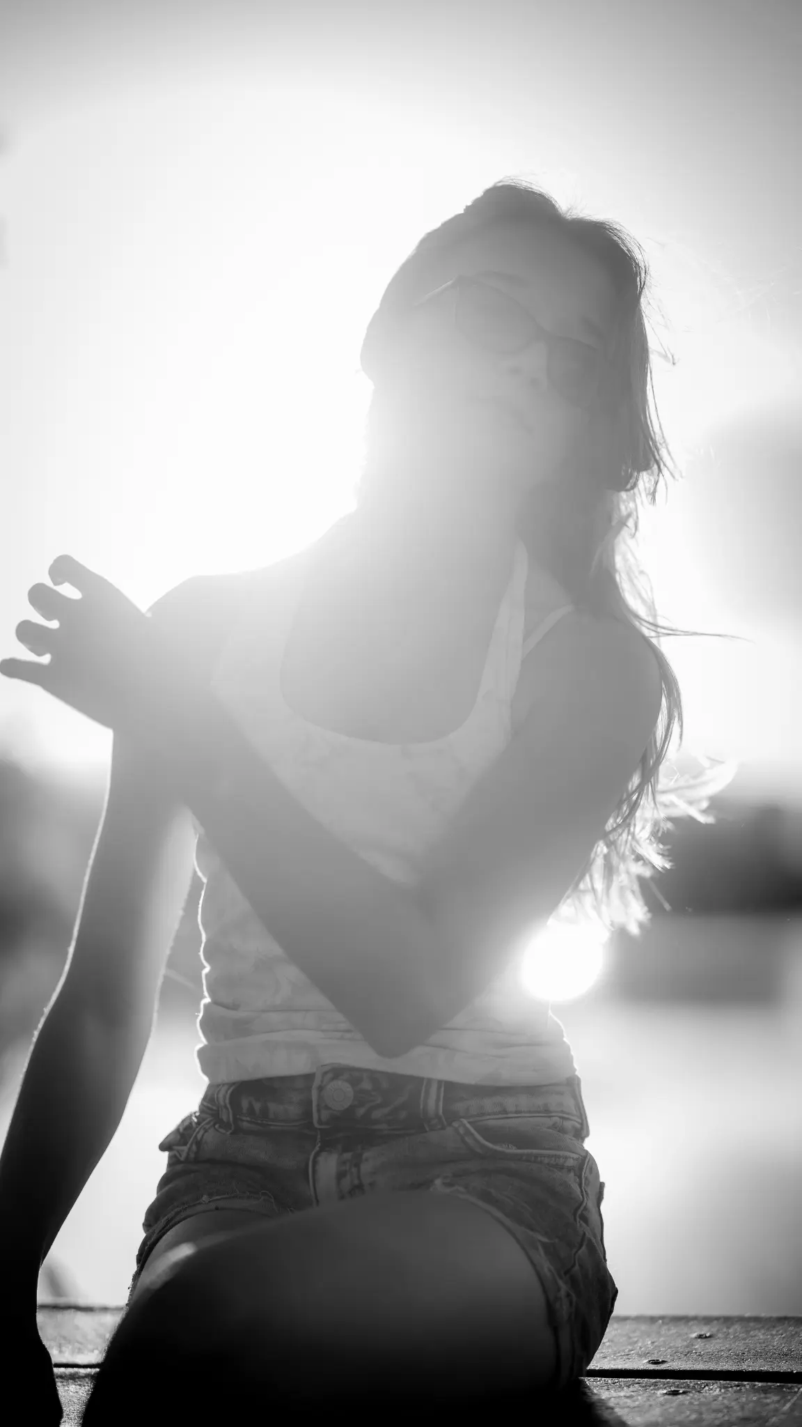 Soft emotional portrait of Lily Anna Zachman in natural light.