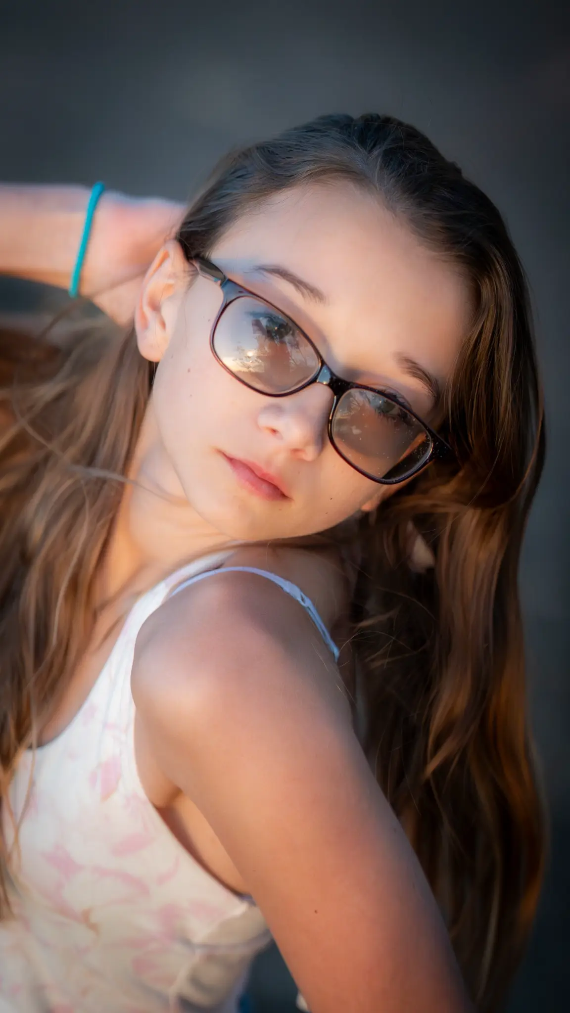 Final intimate natural-light portrait of Lily Anna Zachman.